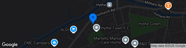Map showing Reachfields Stadium