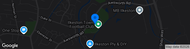 Map showing New Manor Ground