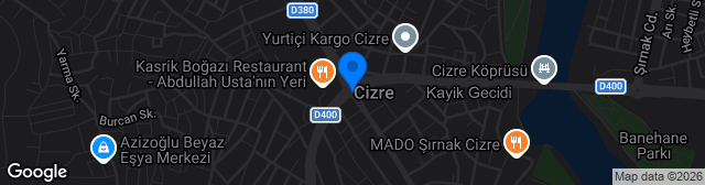Map showing Cizre İlçe Stadı