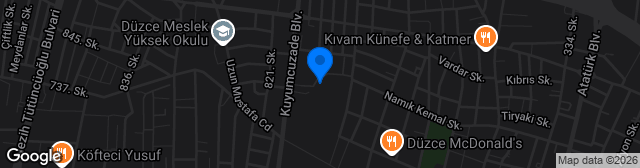 Map showing 18 Temmuz Stadyumu