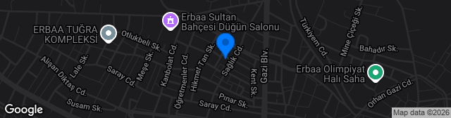 Map showing Erbaa İlçe Stadyumu