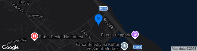 Map showing Fatsa İlçe Stadyumu