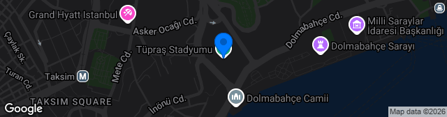 Map showing Ziya Altınoğlu Stadyumu
