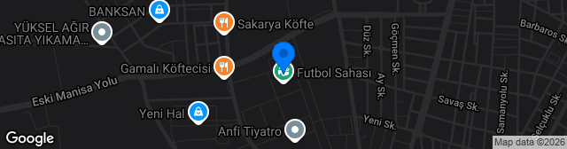 Map showing Turgutlu 7 Eylül Stadyumu