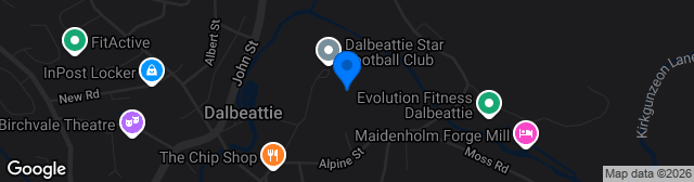 Map showing Islecroft Stadium