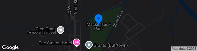 Map showing MacKessack Park