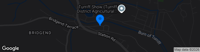 Map showing The Haughs
