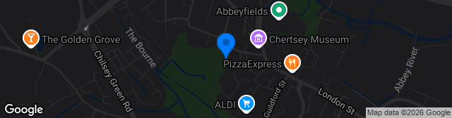 Map showing Alwyns Lane Football Ground