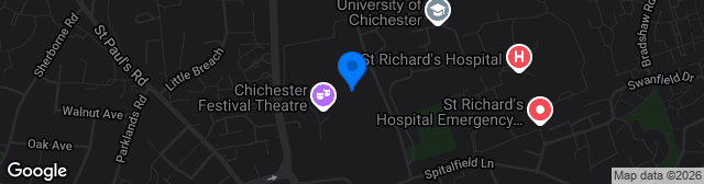 Map showing Oaklands Park