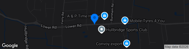 Map showing Lower Road