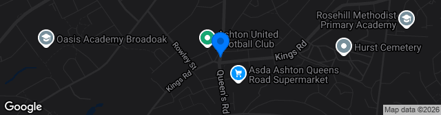 Map showing Hurst Cross