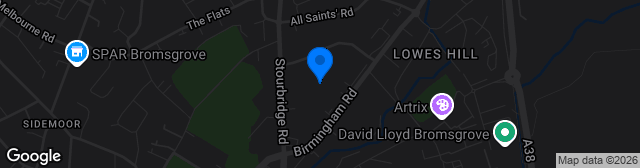 Map showing The Victoria Ground