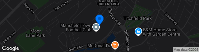 Map showing One Call Stadium