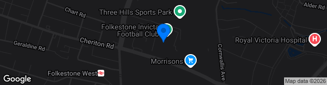 Map showing The Fullicks Stadium