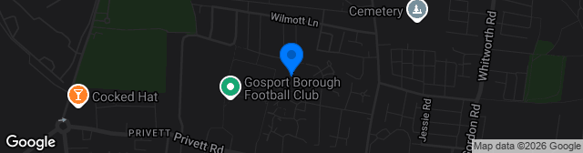 Map showing Privett Park