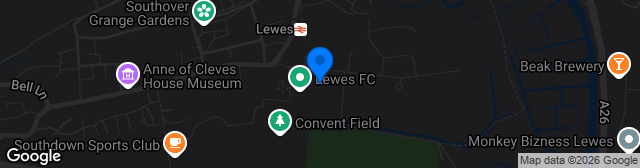 Map showing The Dripping Pan