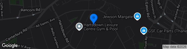 Map showing Hartsdown Park