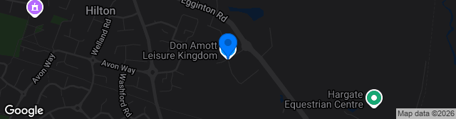 Map showing Don Amott Leisure Group Arena