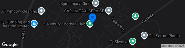 Map showing The Raymond McEnhill Stadium