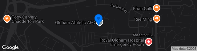 Map showing Boundary Park
