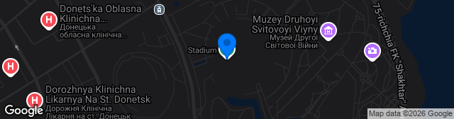 Map showing CS Shakhtar