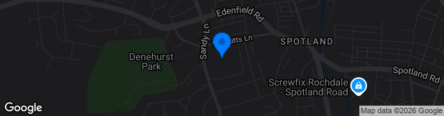 Map showing Crown Oil Arena