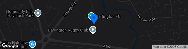Map showing Blackwell Meadows