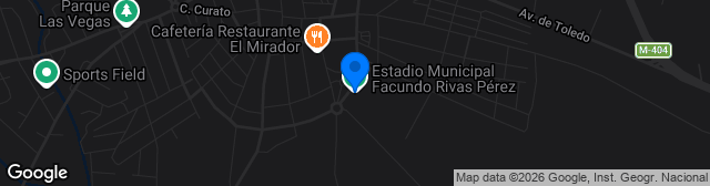 Map showing Estadio Facundo Rivas