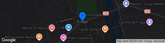 Map showing Estadio de La Estacada
