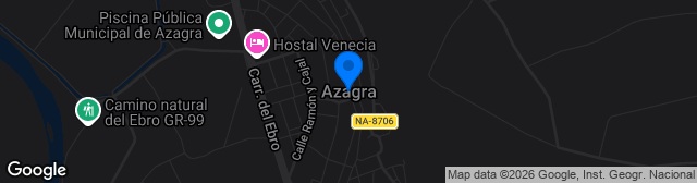 Map showing Estadio Miguel Sola