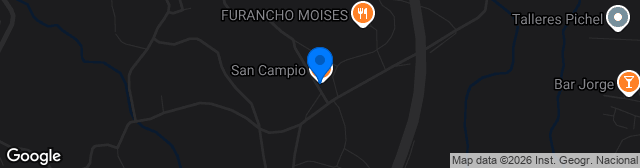 Map showing Campo de fútbol de San Campio