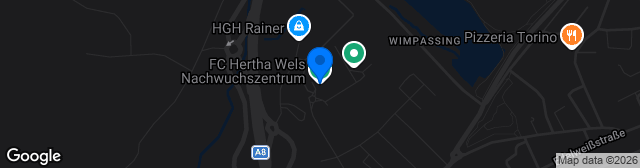 Map showing HUBER Arena