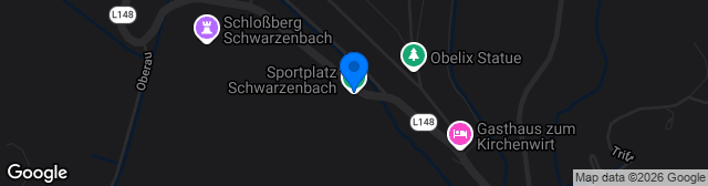 Map showing Sportplatz Schwarzenbach SC