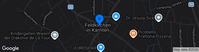 Map showing Sportplatz Feldkirchen
