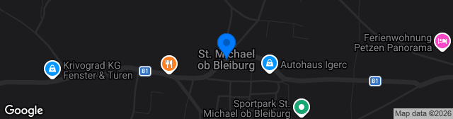 Map showing Sportpark St. Michael