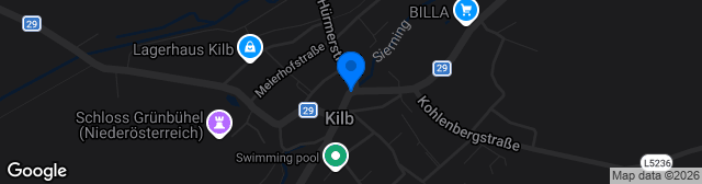 Map showing Waldstadion Kilb