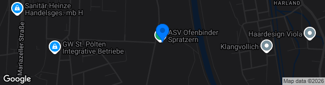 Map showing Sportplatz ASV Ofenbinder Spratzern