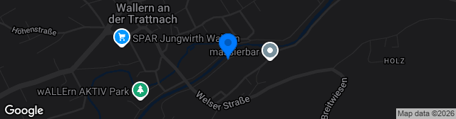 Map showing Sportplatz SV Zaunergroup Wallern