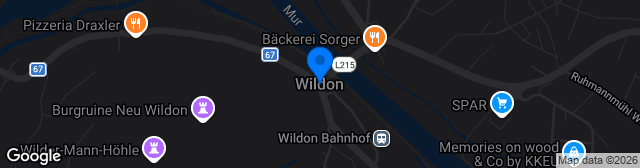 Map showing Sportplatz Wildon