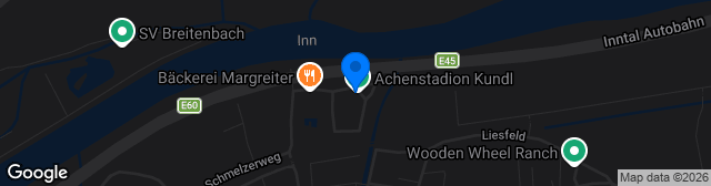 Map showing Achenstadion Kundl