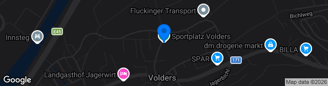 Map showing Sportplatz Volders