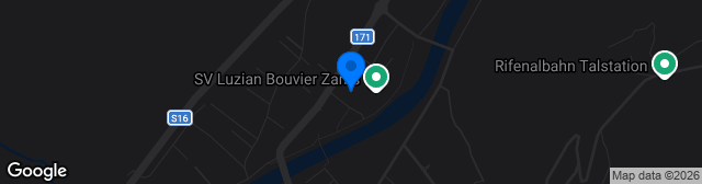 Map showing Eurogast-Grissemann-Arena Zams