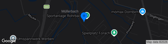 Map showing Sportplatz Admira Dornbirn