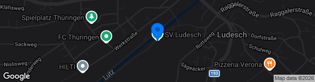 Map showing Sportplatz SV Ludesch