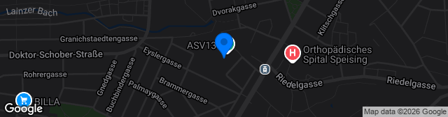 Map showing Sportplatz ASV 13