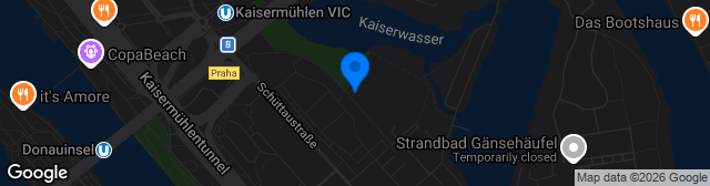 Map showing Sportplatz SV Donau
