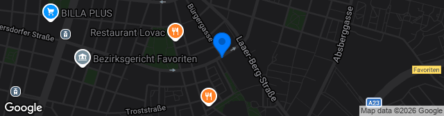Map showing FavAC - Platz