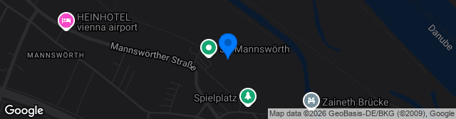 Map showing Sportplatz Mannswörth
