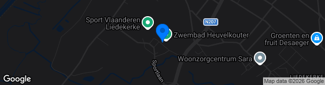 Map showing Sportcentrum Heuvelkouter