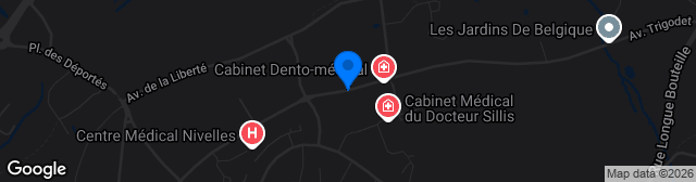 Map showing Stade Reine Astrid